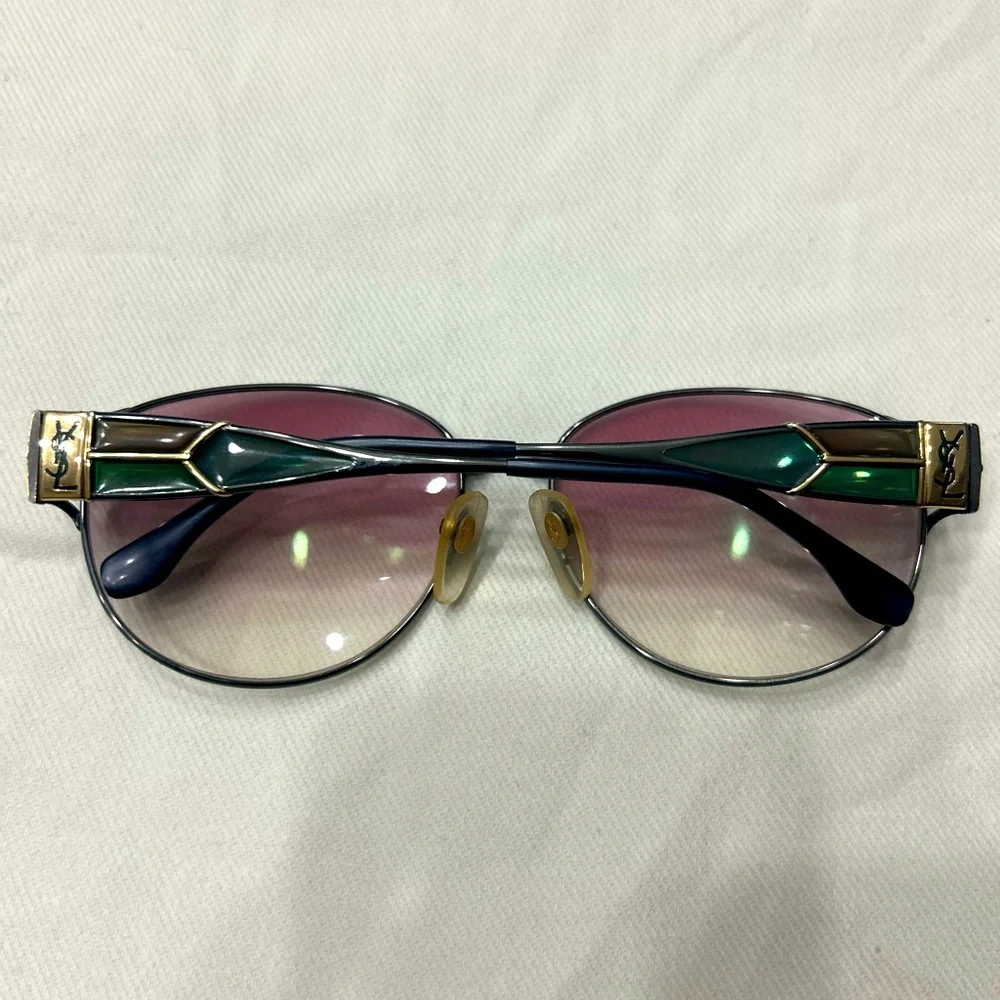 Yves Saint Laurent (YSL) Vintage Stained Glass Sunglasses - Picture 3 of 4